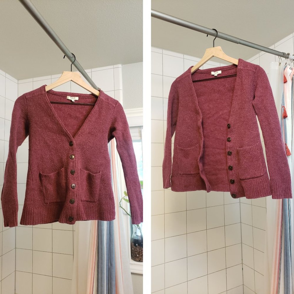 Madewell Merino Wool Button-down Cardigan Sweater